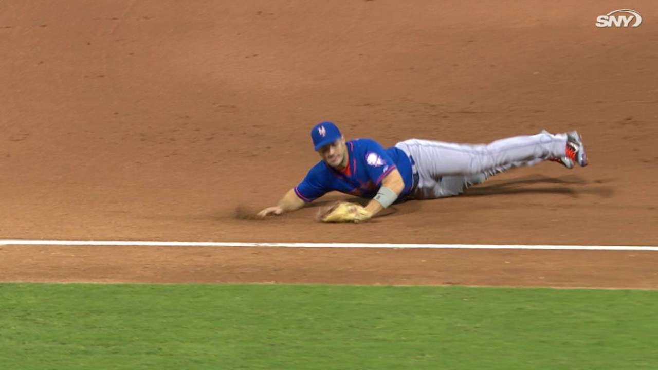 Wright's diving stop