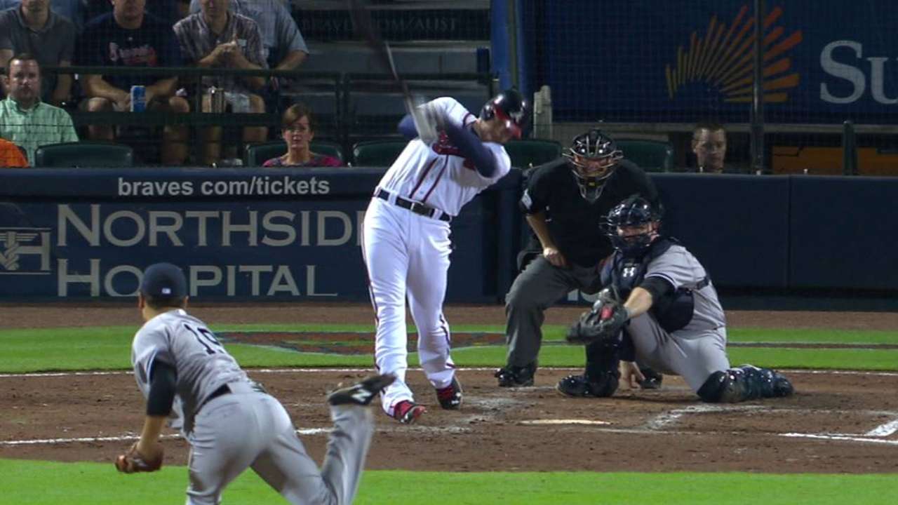 Perez digs deep hole as Braves fall to Yanks