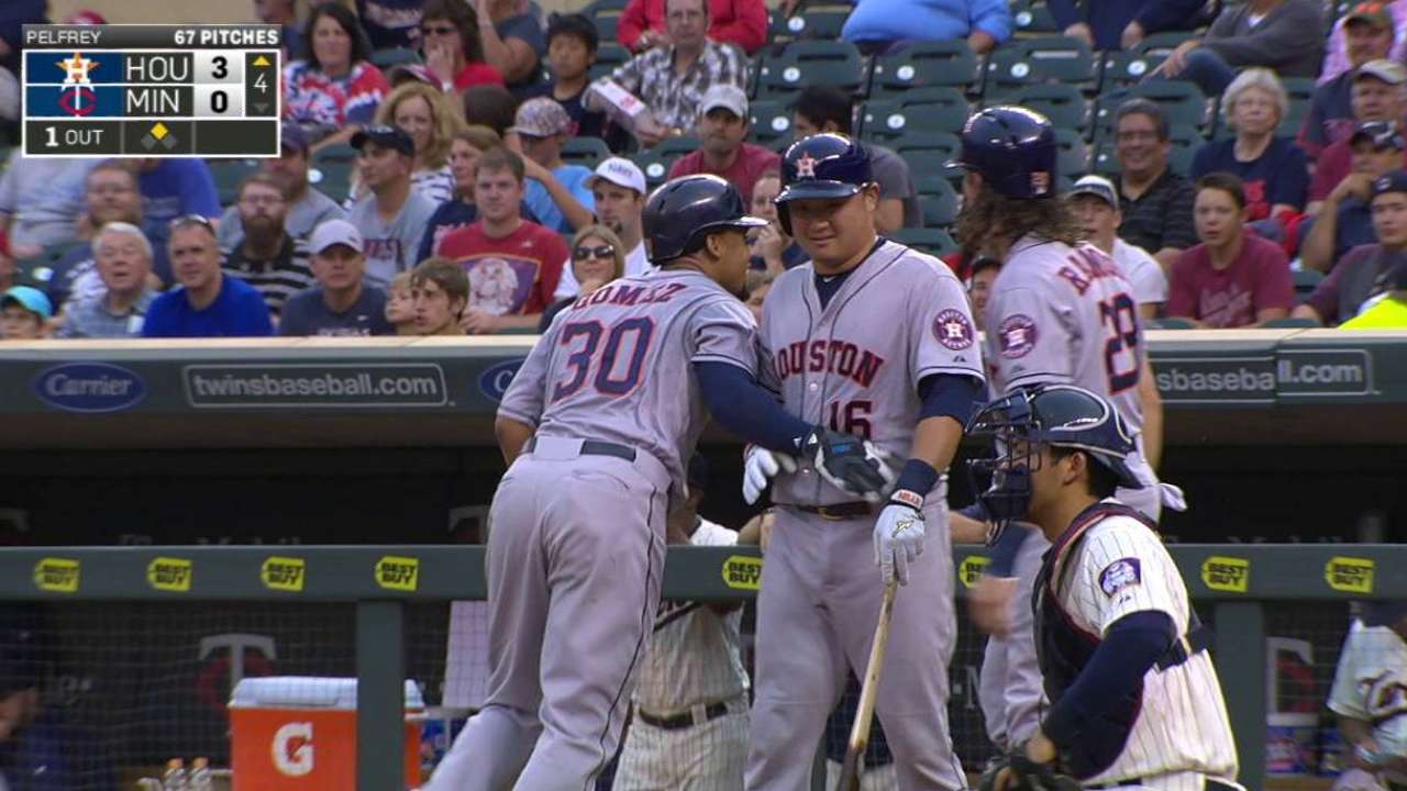 Fiers vuelve a brillar y Astros igualan serie vs. Twins