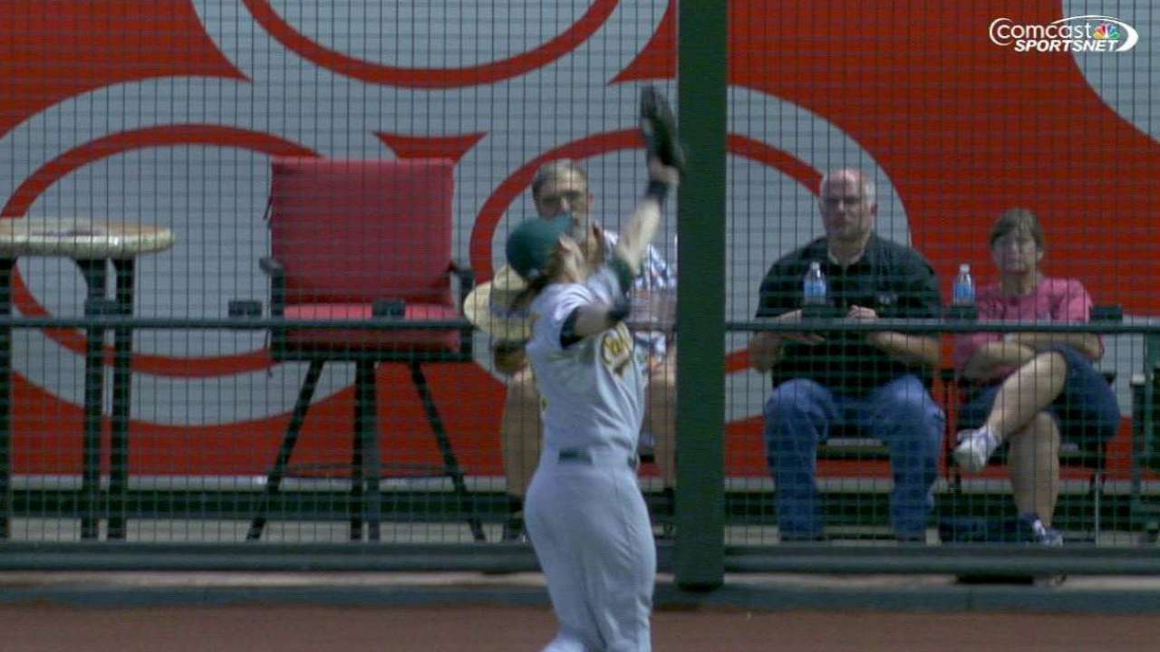 Reddick's run-saving catch