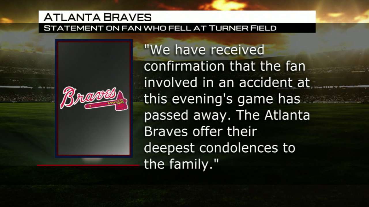 Braves mourn loss of fan