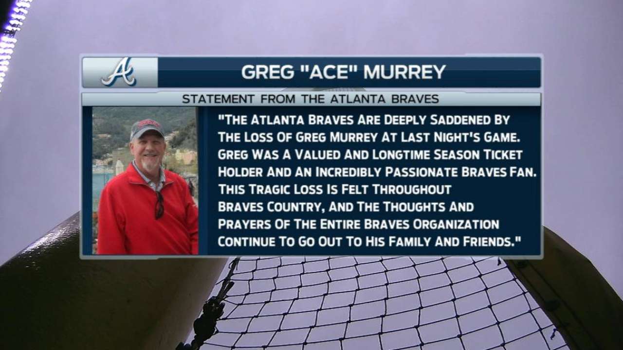 Braves trying to move forward after tragedy