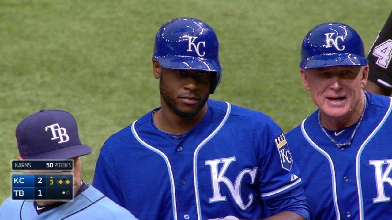 Cain's RBI single