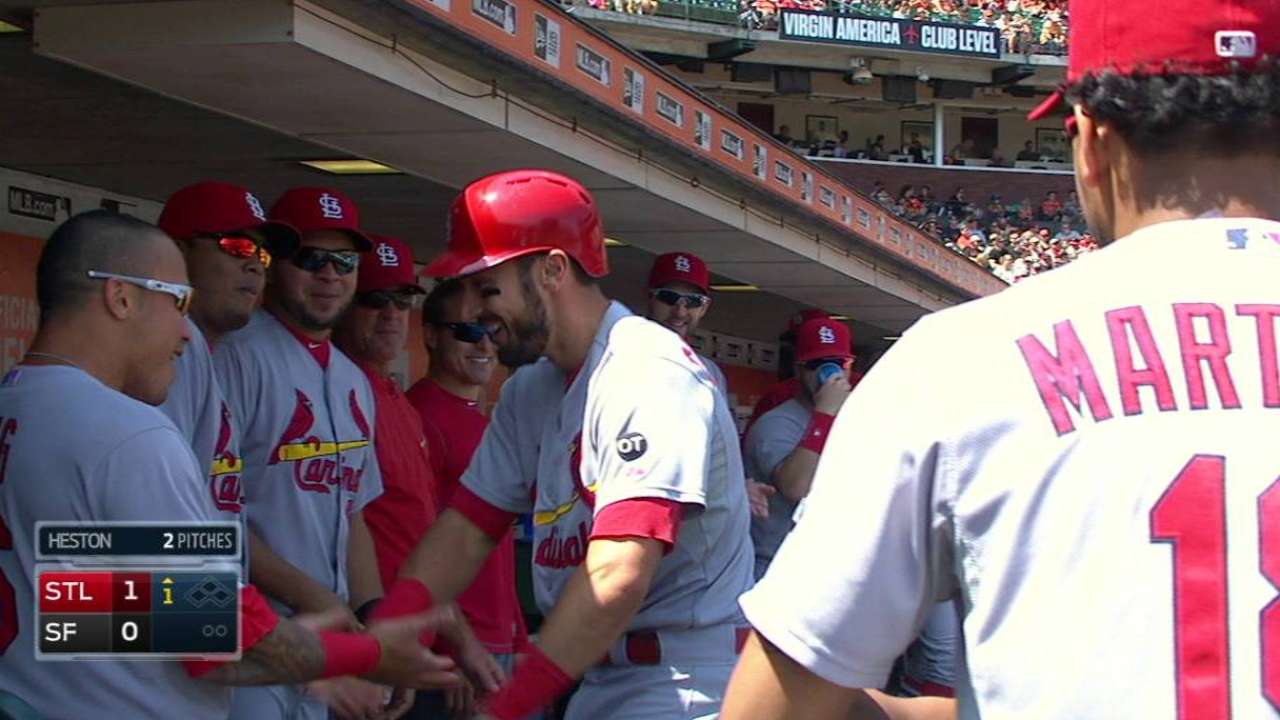 Carpenter reaches 'fun' homer milestone
