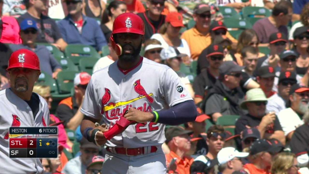 Heyward's RBI triple