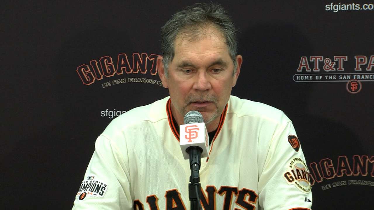 Bochy on loss to Cardinals