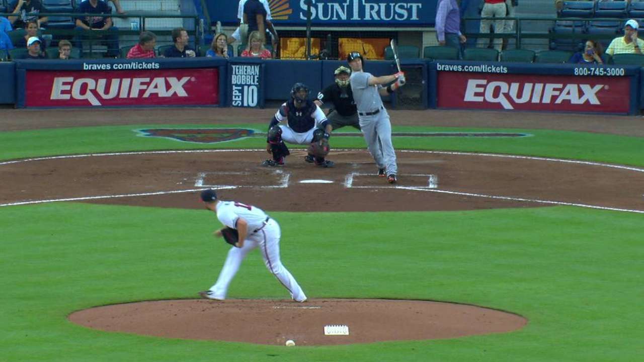 Gillespie's homer helps Marlins defeat Braves