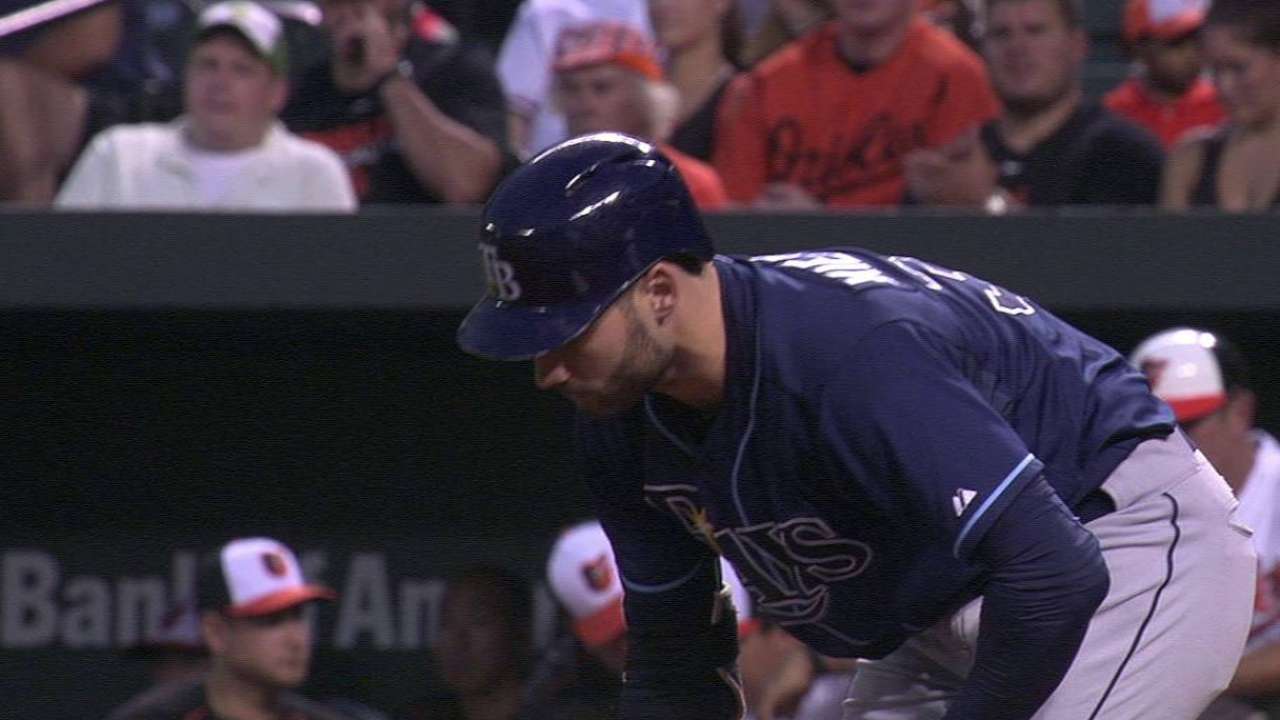 Kiermaier exits game
