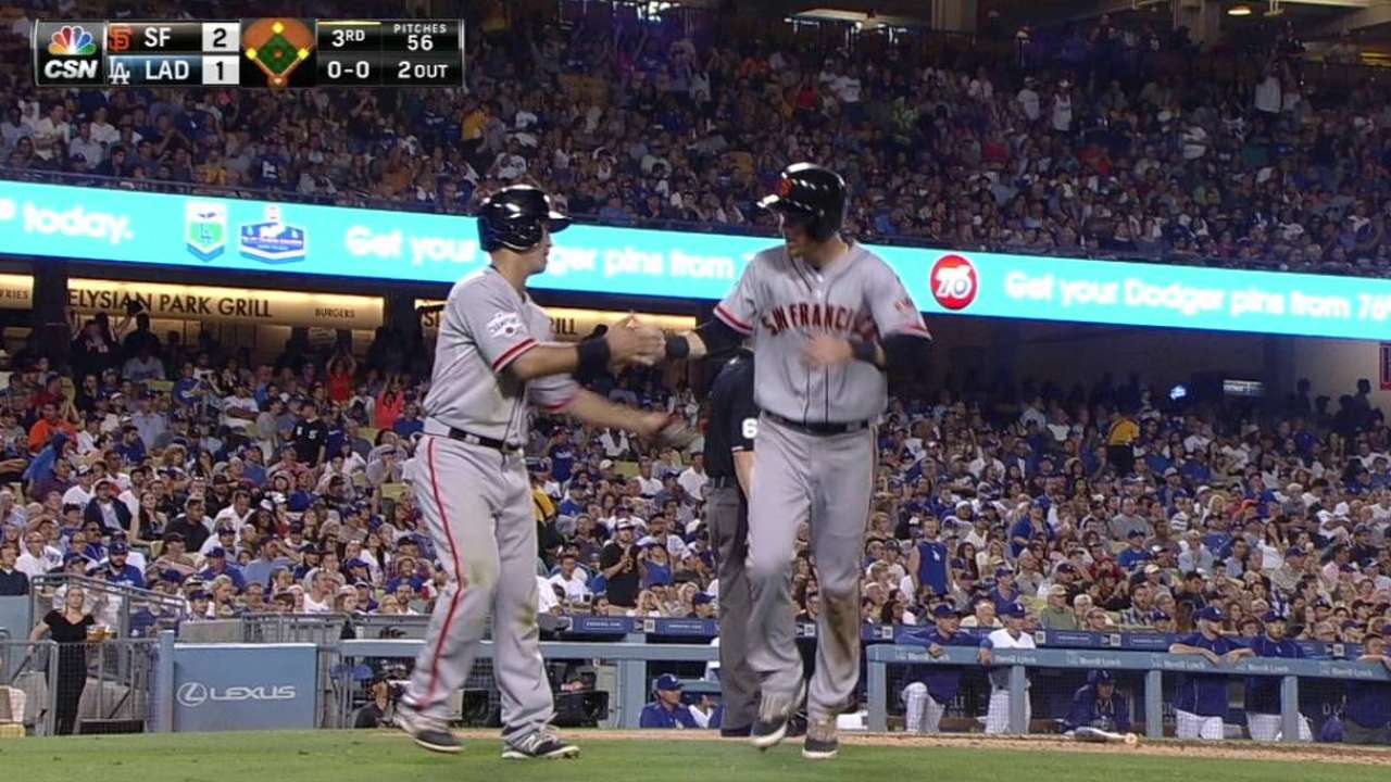 Byrd's two-run infield single