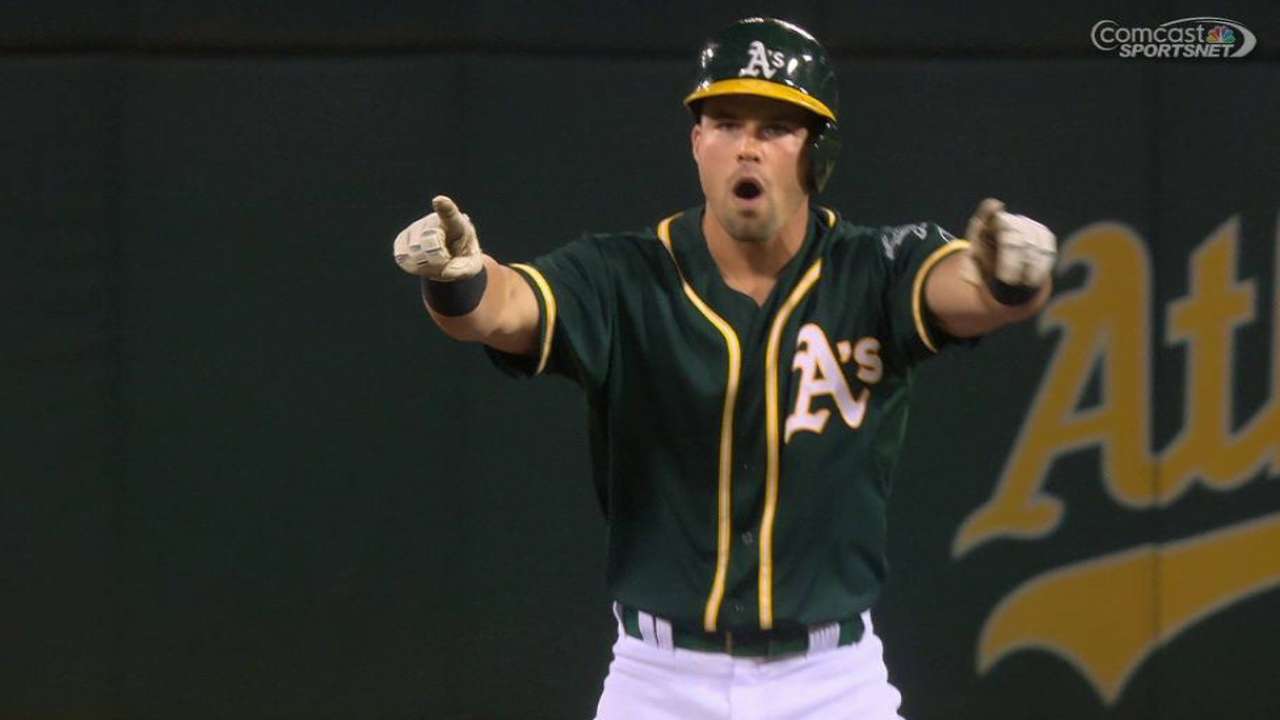 Smolinski's bases-clearing hit