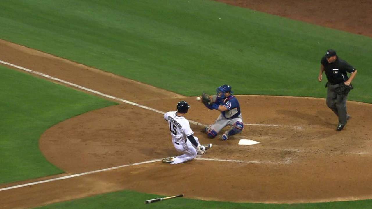 Ross' RBI single reviewed