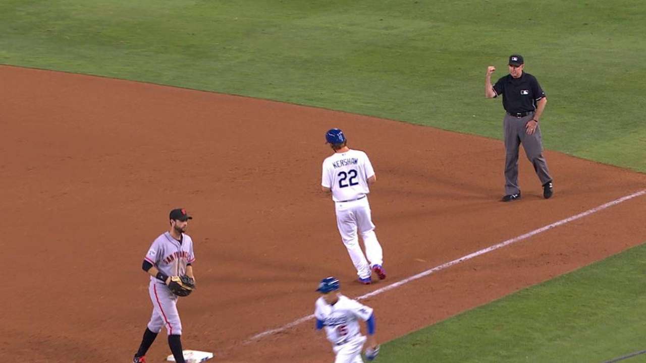Casilla gets Kershaw