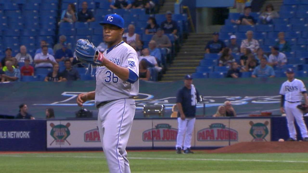 Volquez, Morales send Royals past Rays