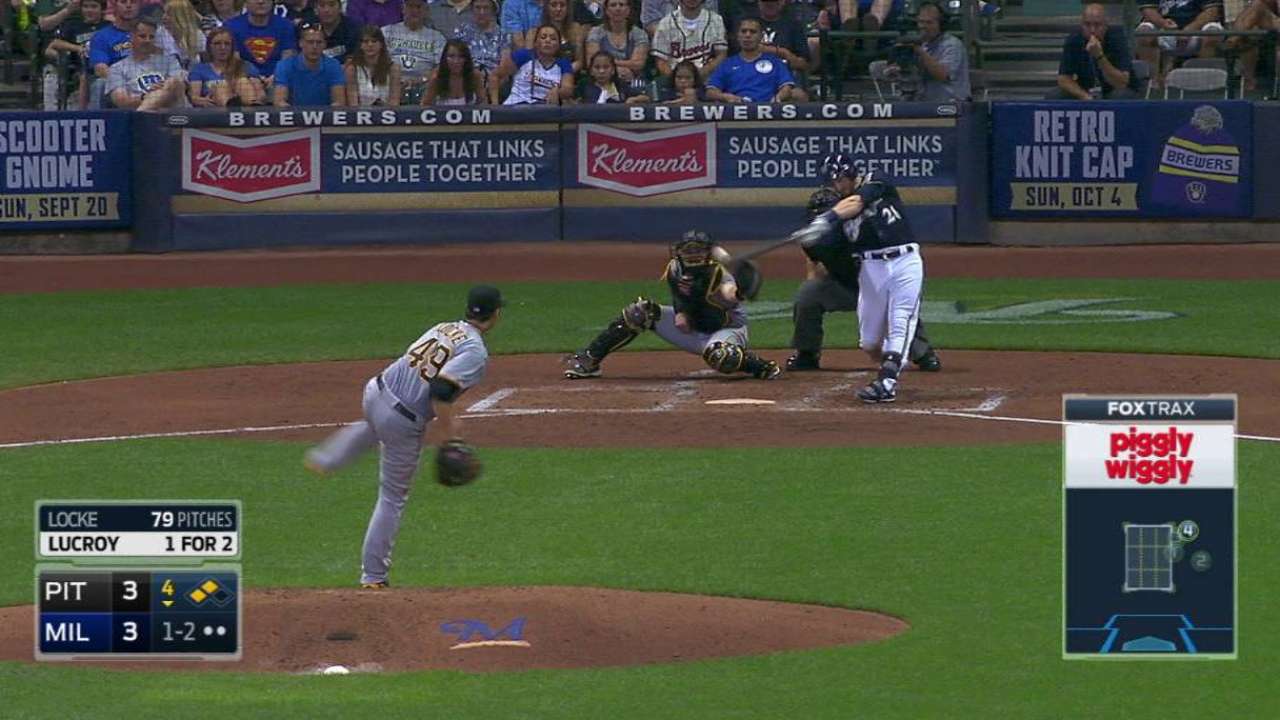 Brewers down Bucs on big night for offense