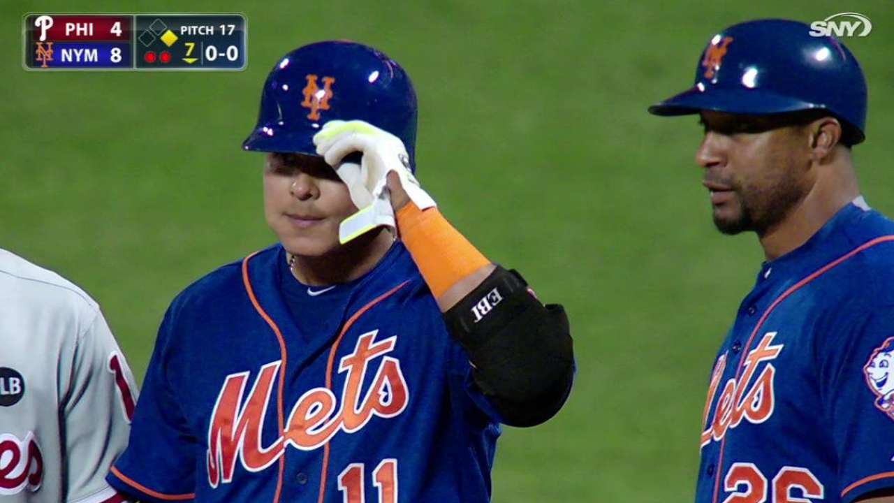 Tejada's RBI single