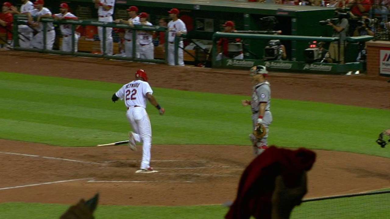 Pham's RBI bloop single