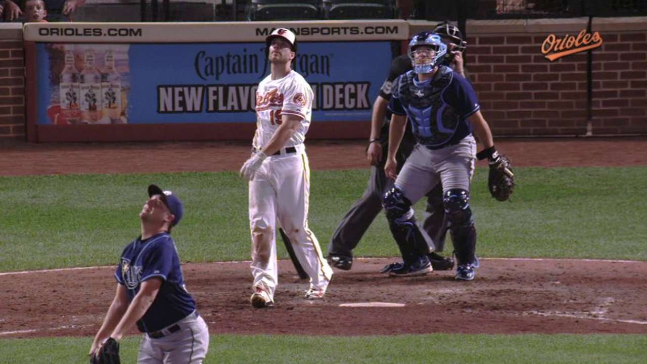 Orioles dejan tendidos a Rays con HR de Davis