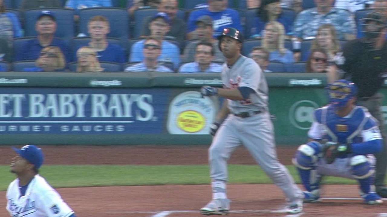 Gose's leadoff home run