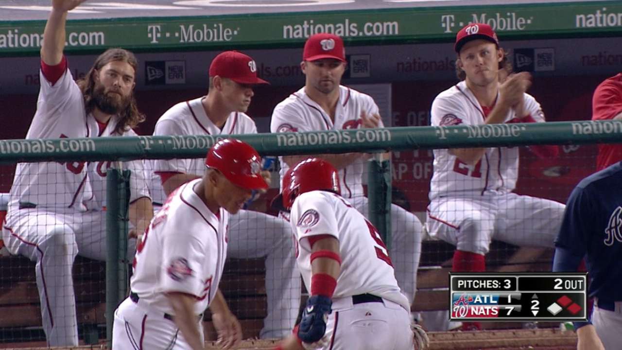 Zimmerman, Nationals jump out early, drub Braves