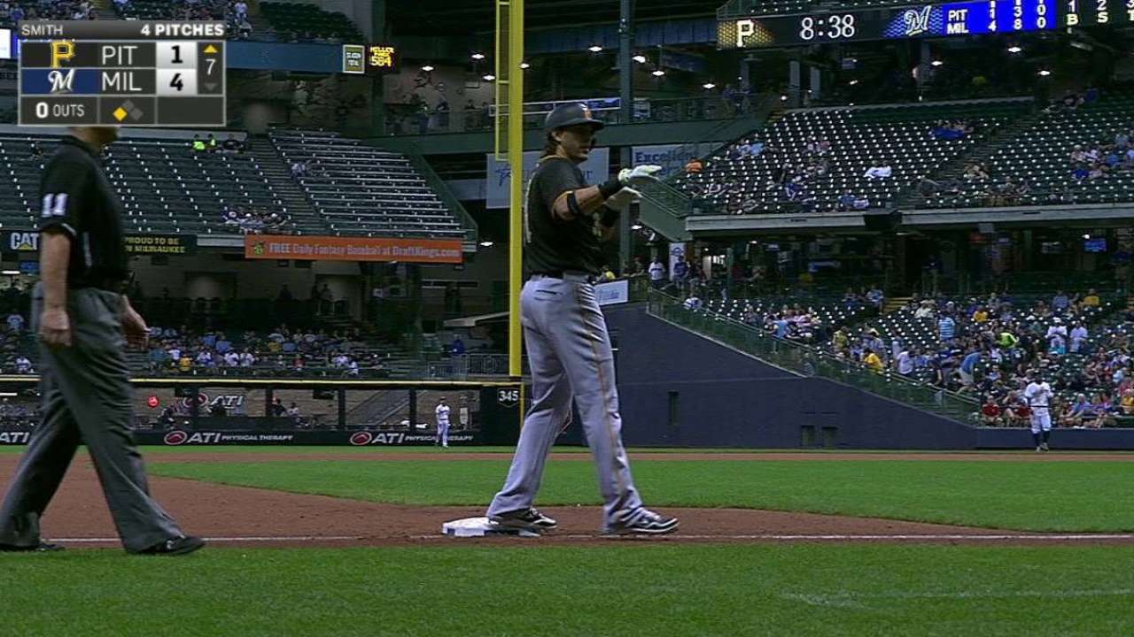 Morse's first triple of the year
