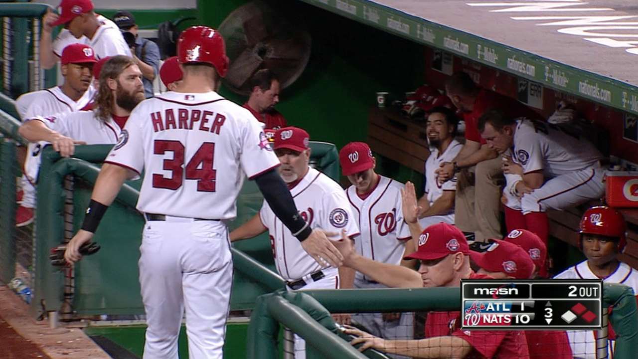 Stats of the Day: Bryce sparks O in 0 at-bats