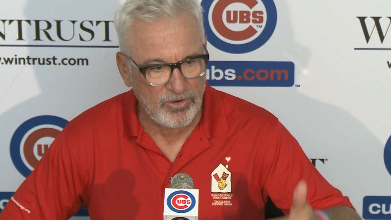 Maddon sees no extra pressure on young Cubs