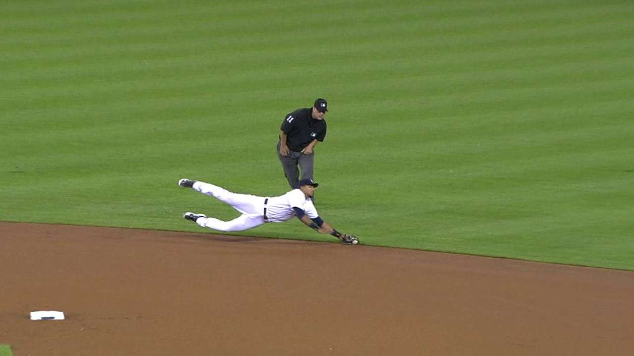 Machado's diving catch