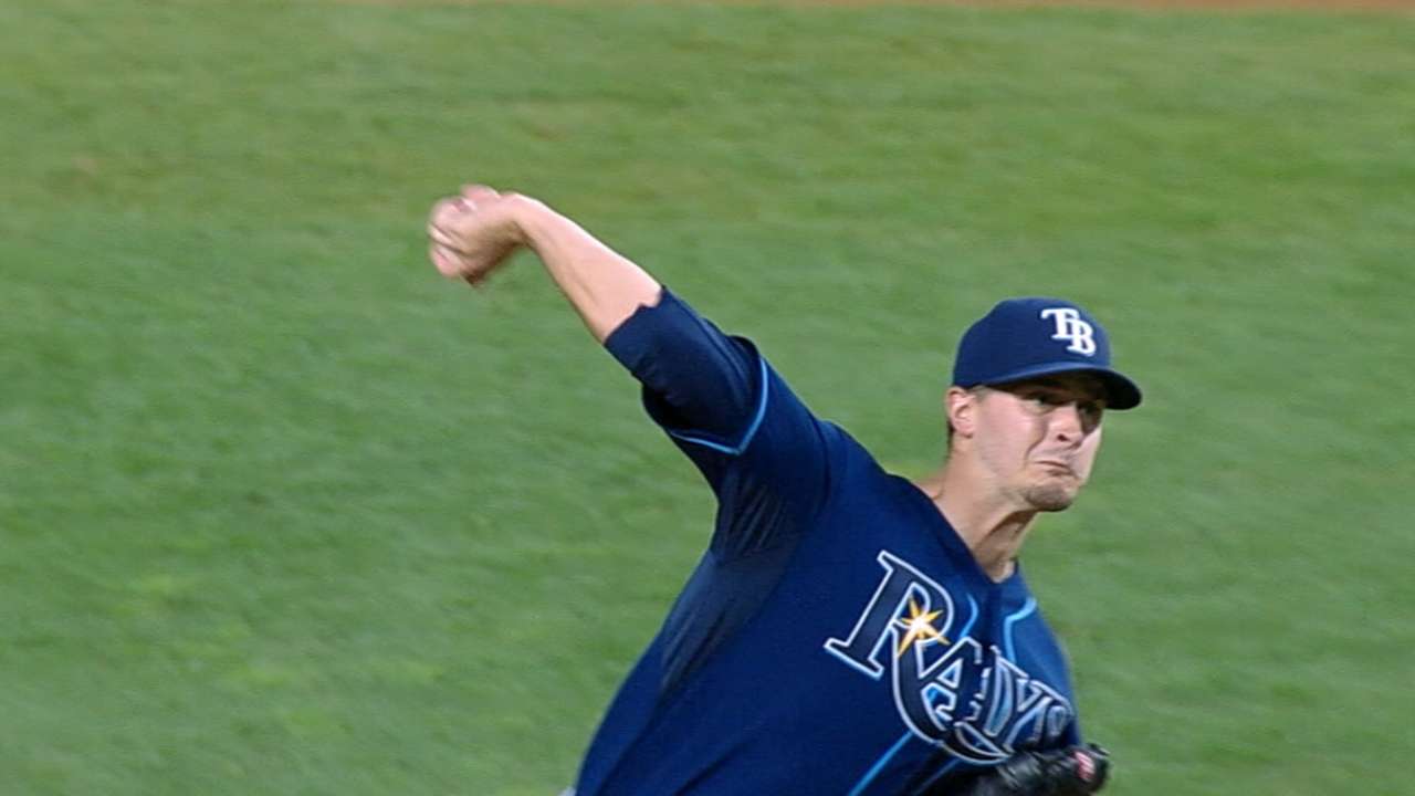 Odorizzi's eight strikeouts