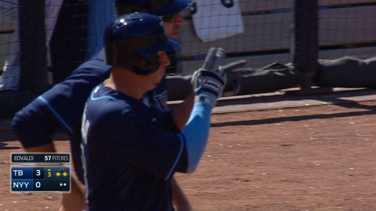 Asdrúbal Cabrera guía triunfo de Rays sobre Yankees