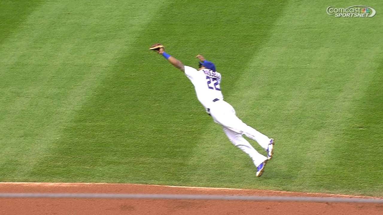 Russell's great diving catch