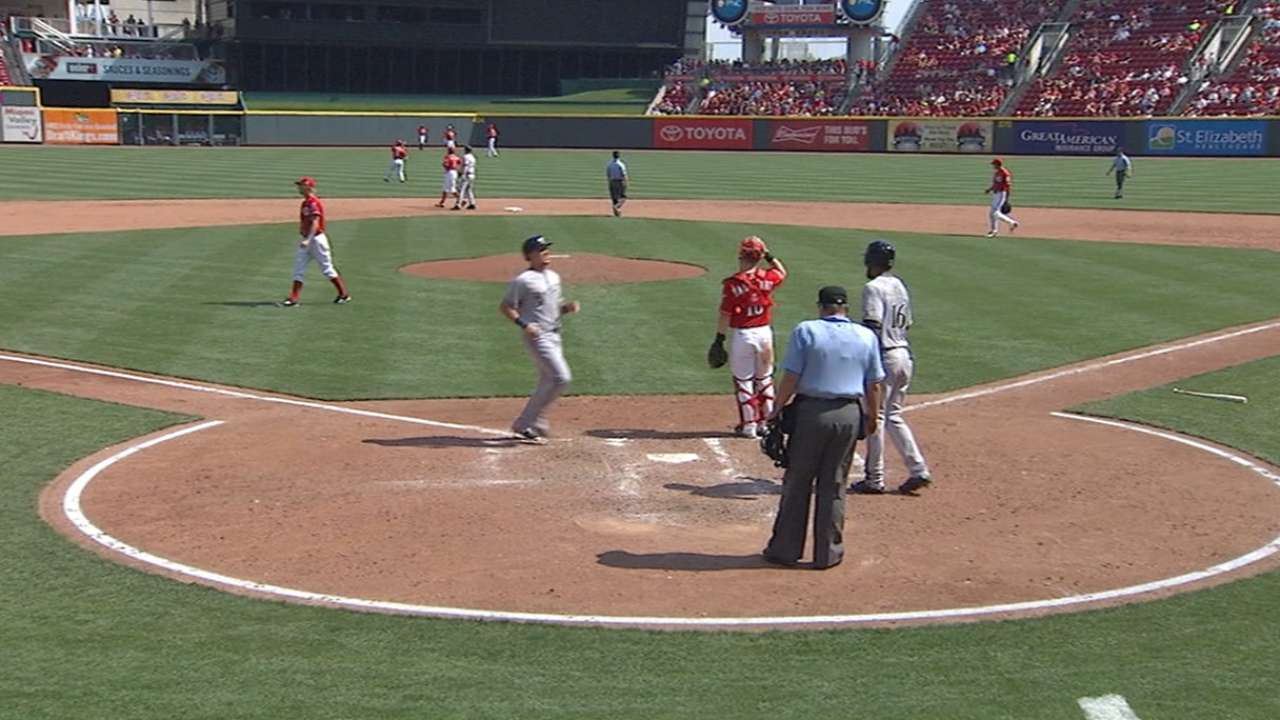 Brewers score five in the 6th