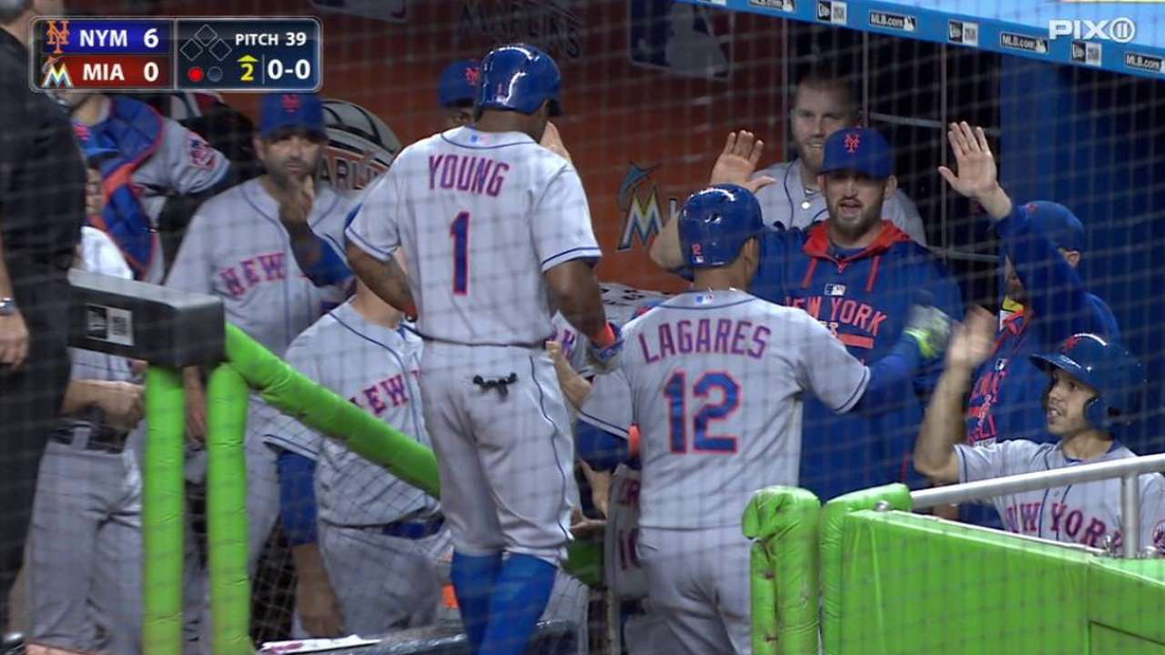 Lagares' two-run homer