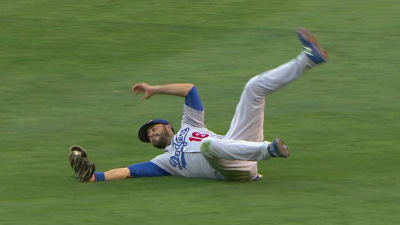 Ethier's diving grab