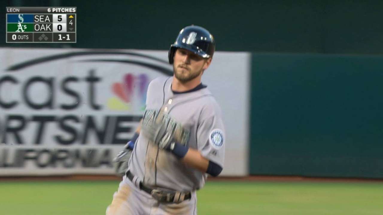 O'Malley's first career homer