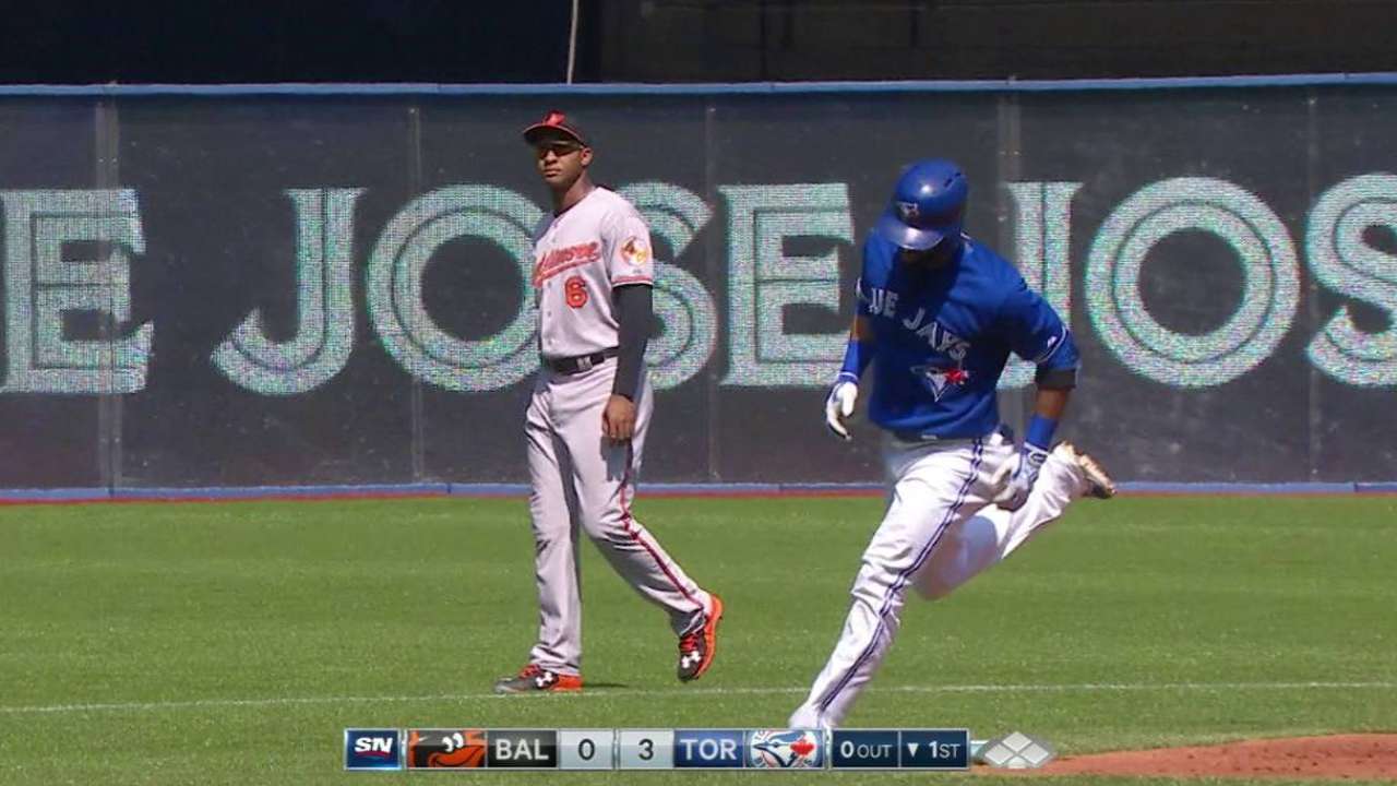 Bautista's two-run homer
