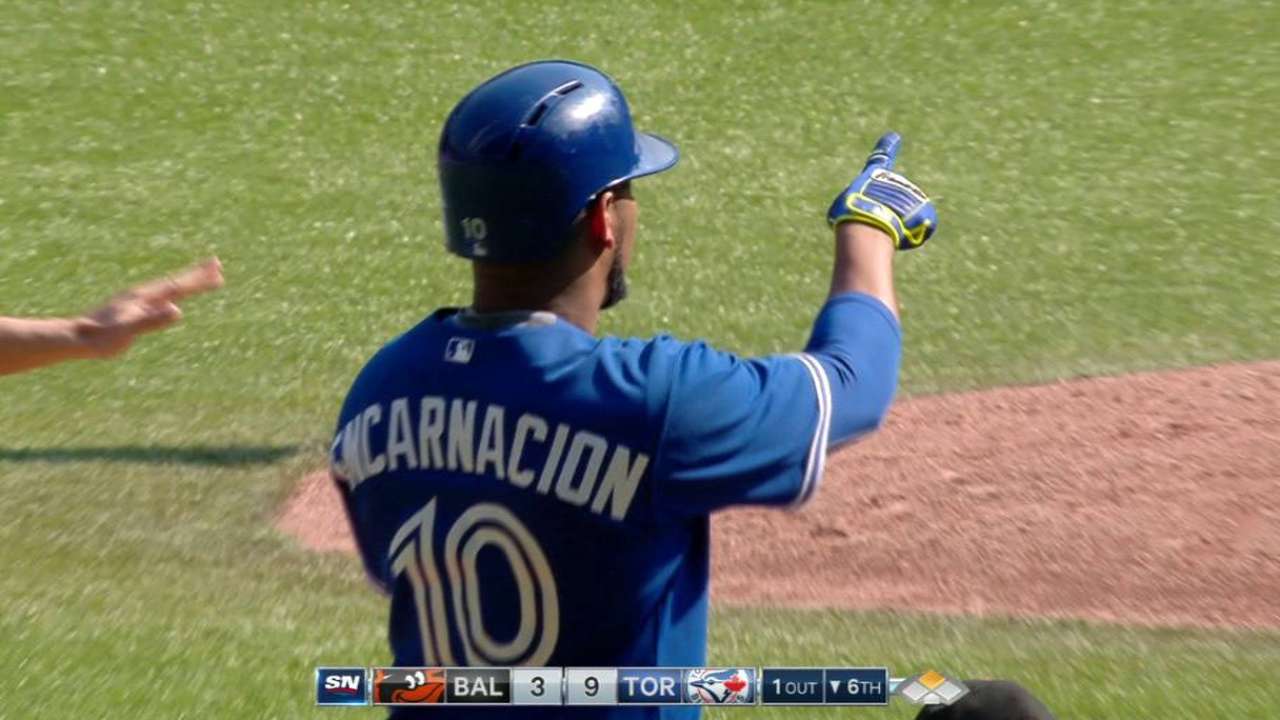 Encarnacion's RBI double