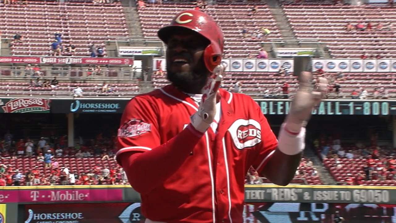Reds on win over Brewers