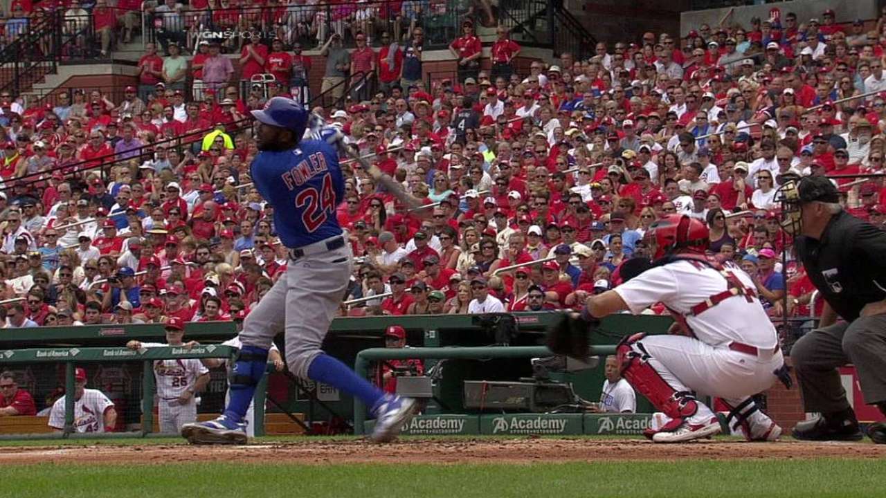 Fowler setting second-half pace for Cubs