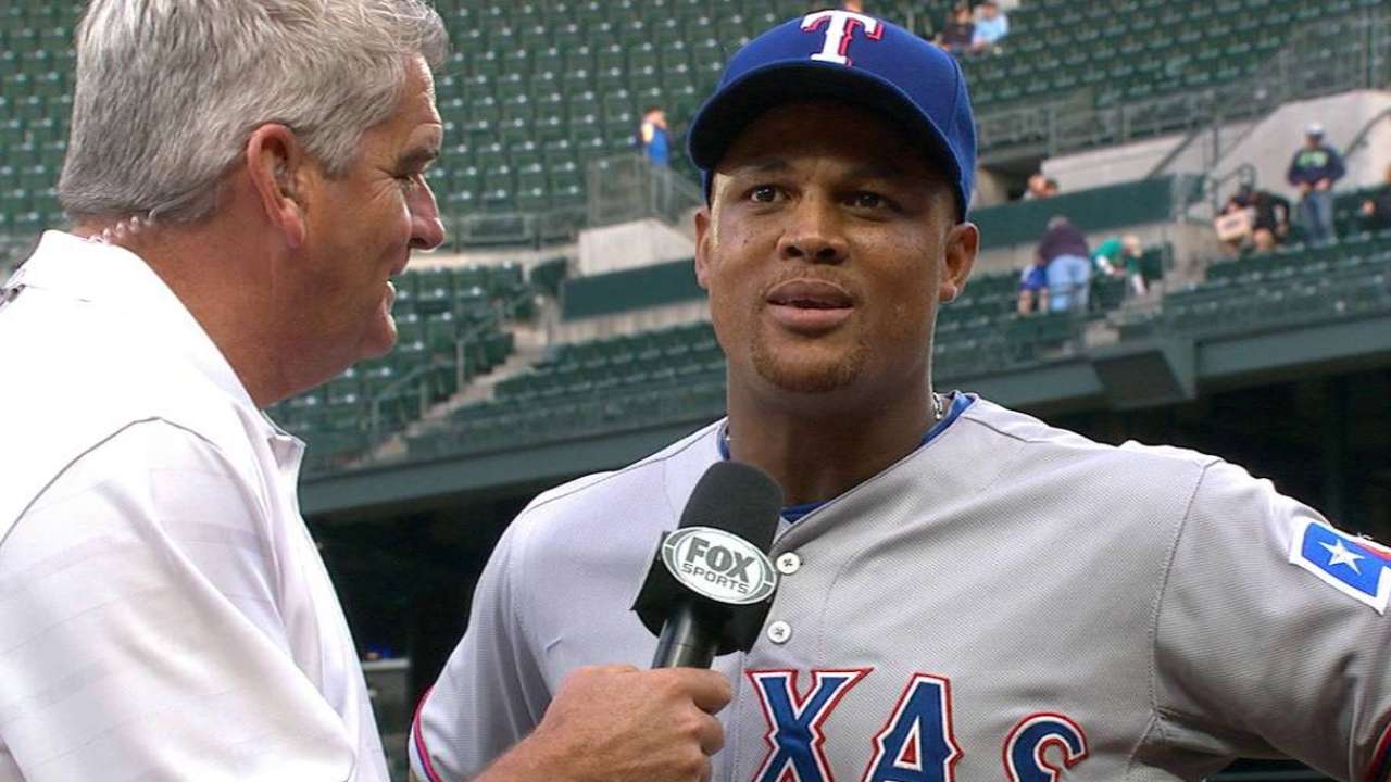 Beltre on Rangers' win