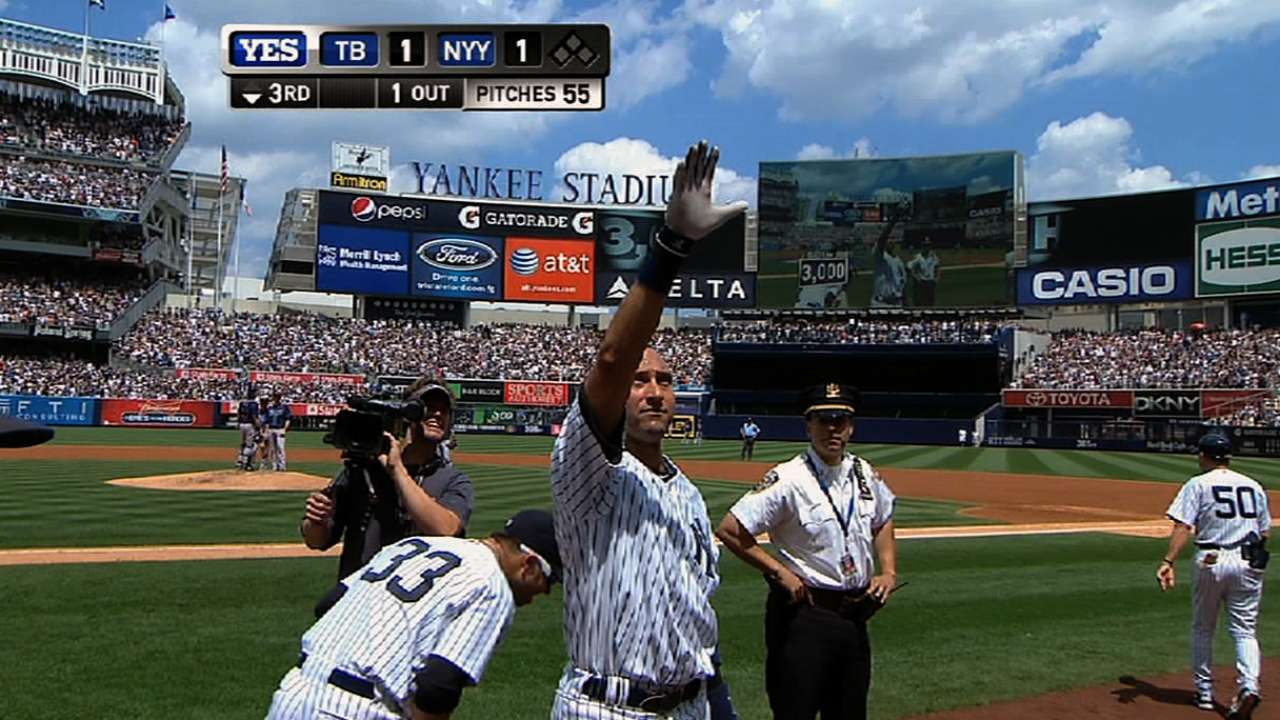 Jeter's 3,000th hit