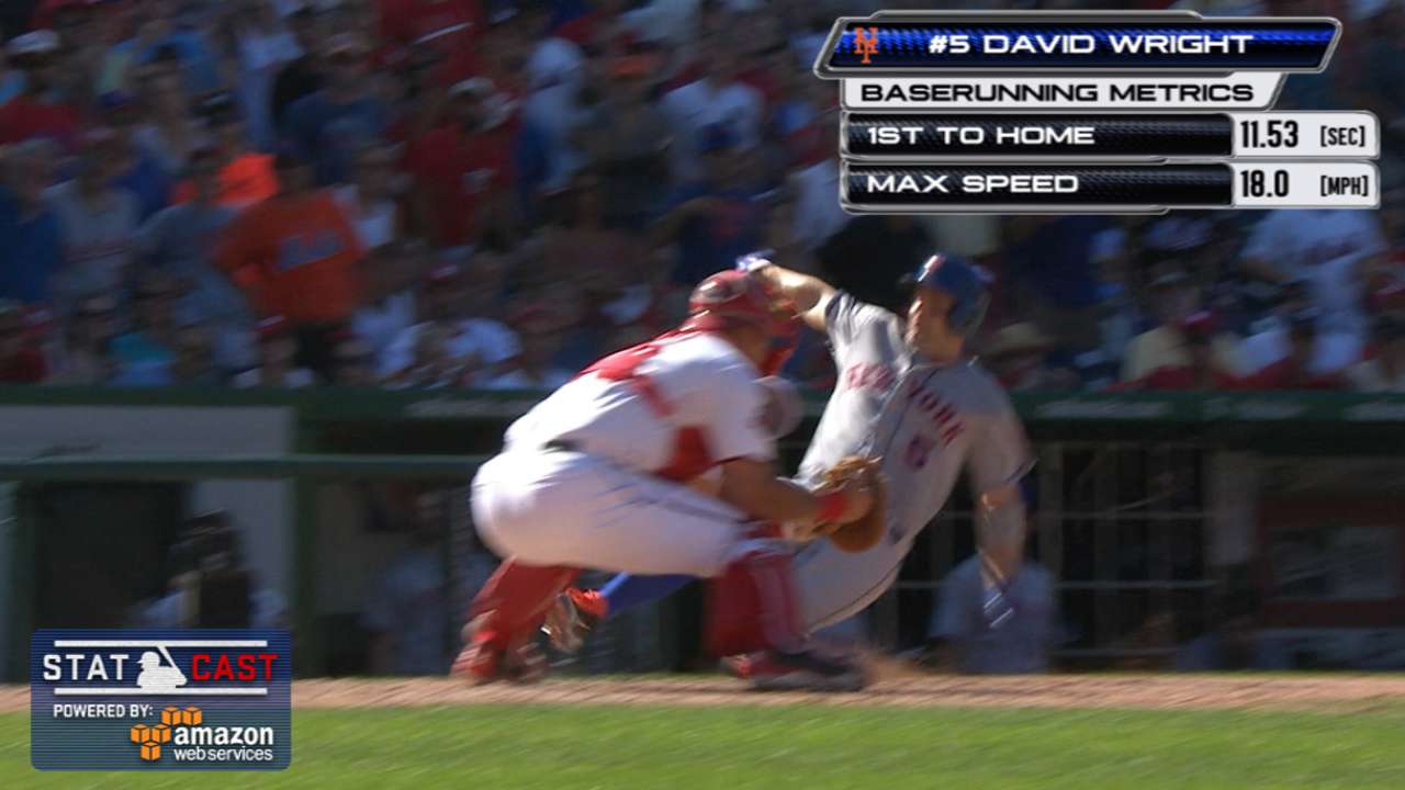 Statcast: Wright races home
