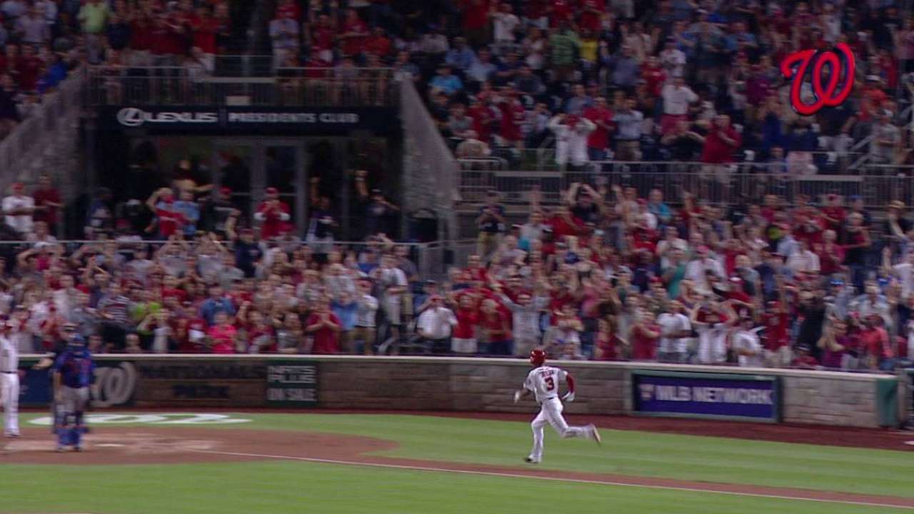 Harvey chased in sixth before Mets stun Nats
