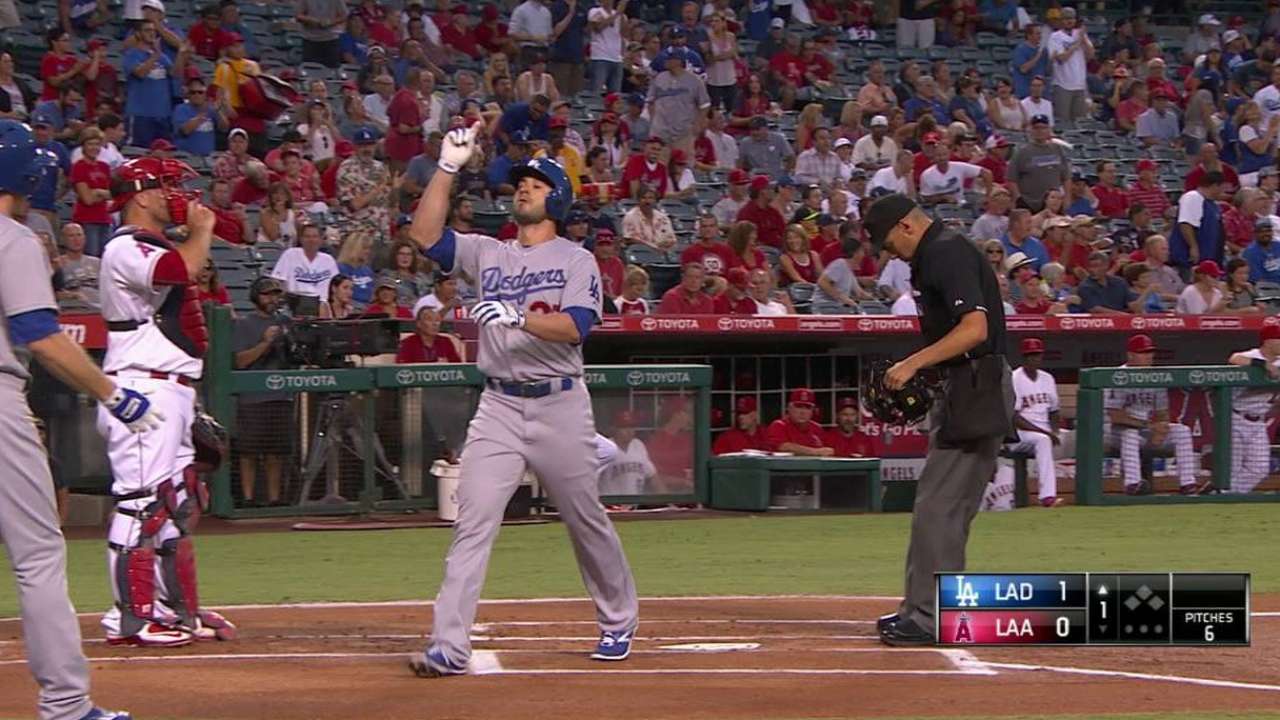 Ruggiano's leadoff homer
