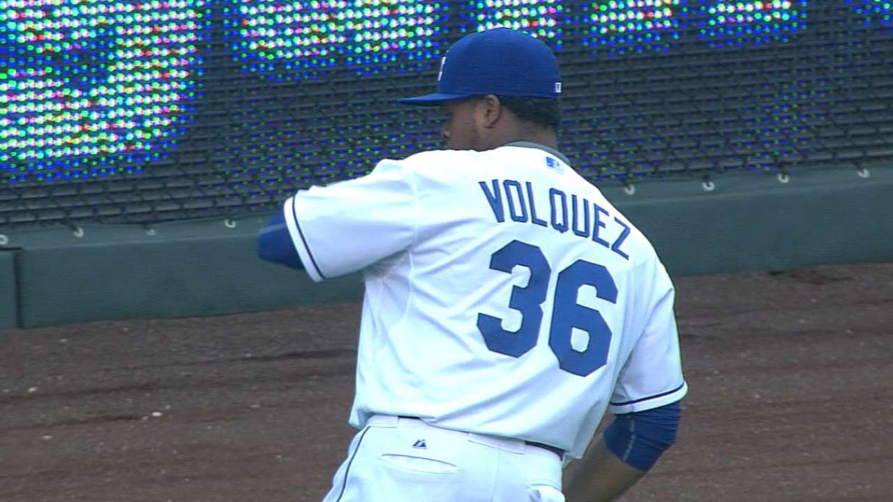 Volquez's seven solid innings