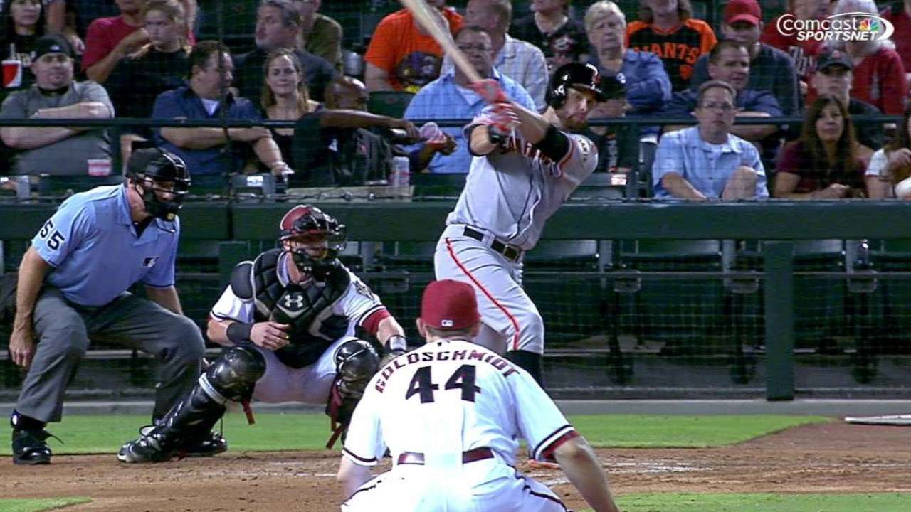 Belt's sharp RBI double
