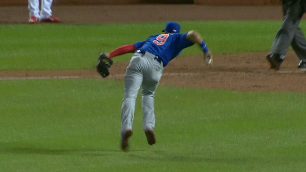 Baez's amazing defense