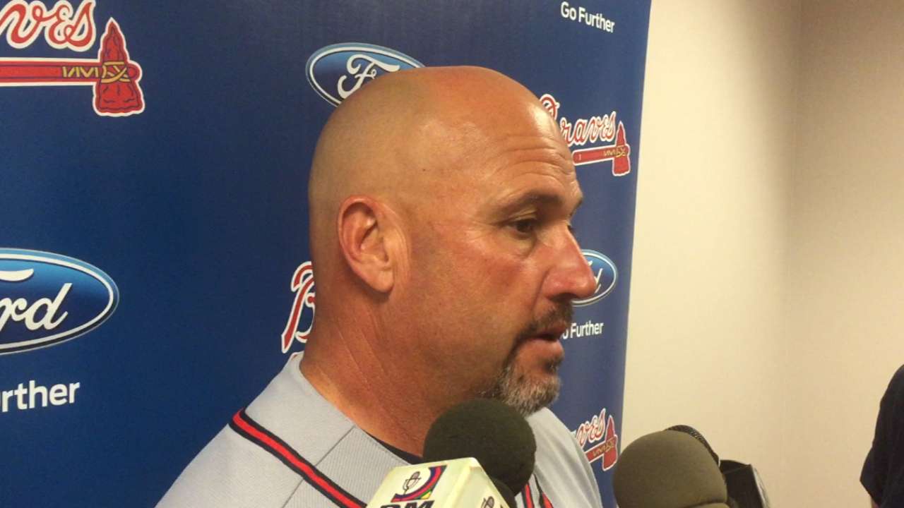 Fredi on Braves' 5-0 loss