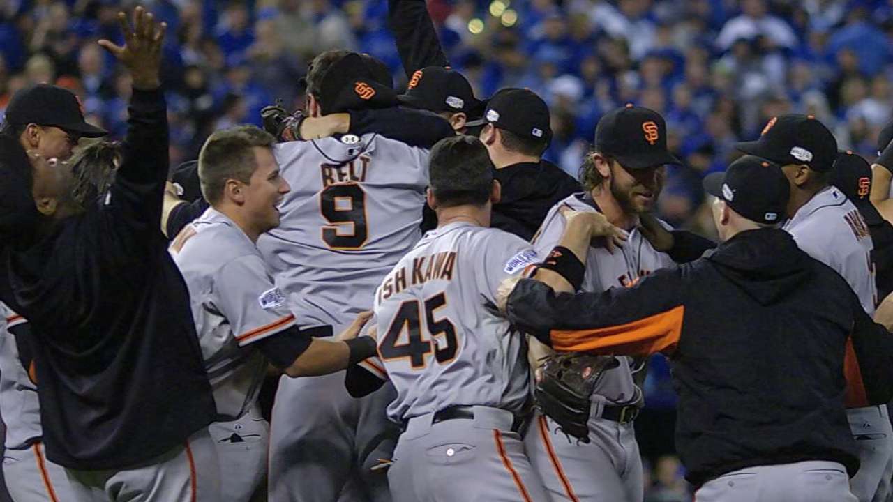 Giants win 2014 World Series