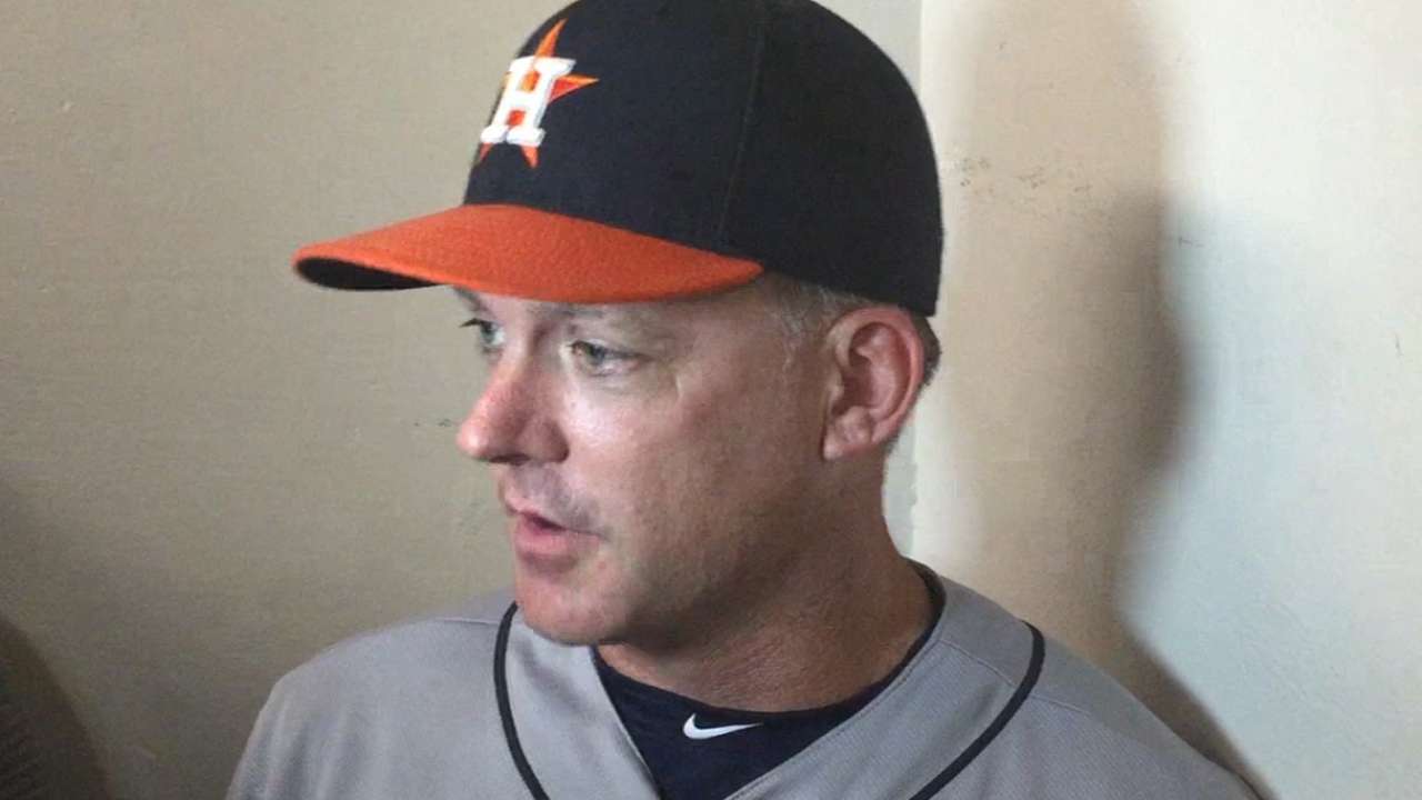 Hinch on offense, win