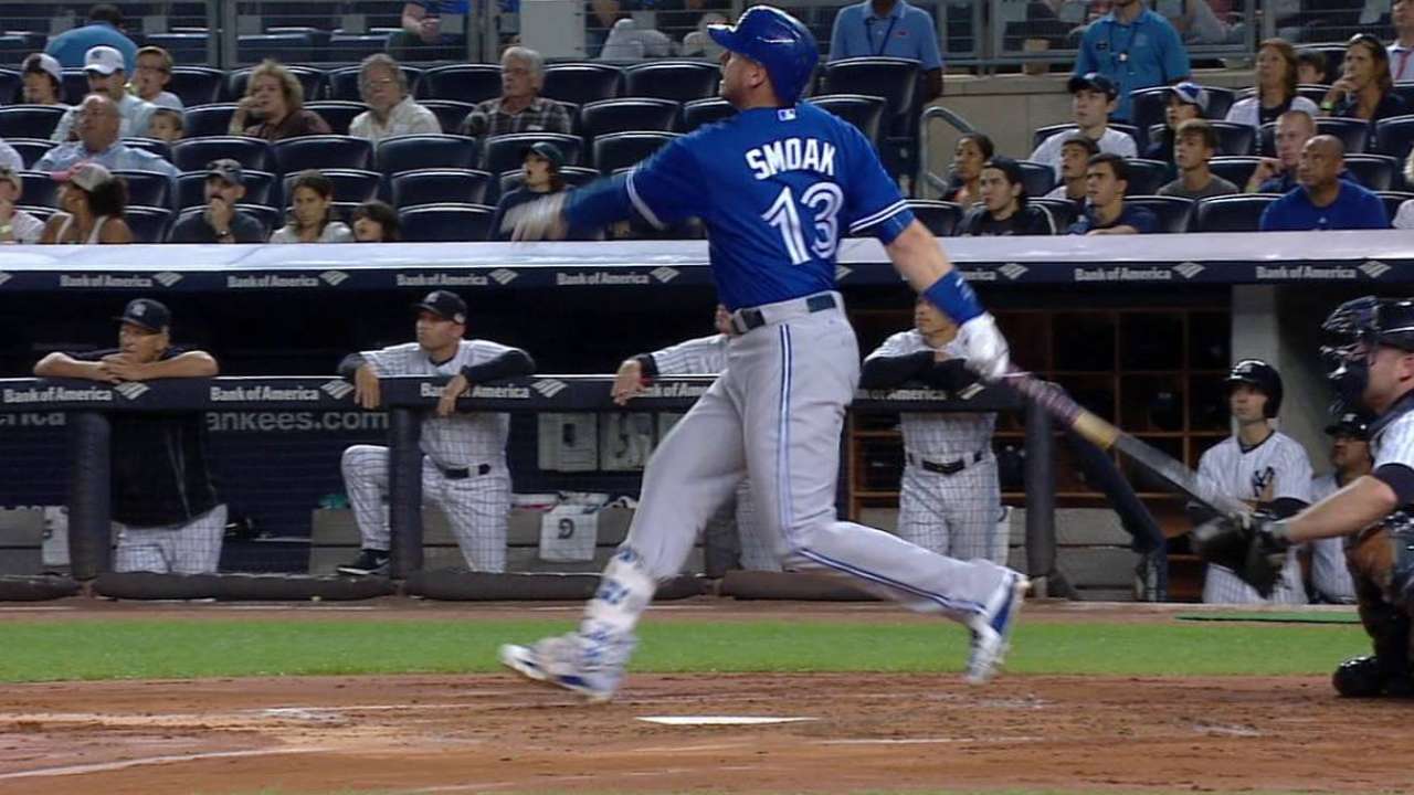 Smoak's two-run homer